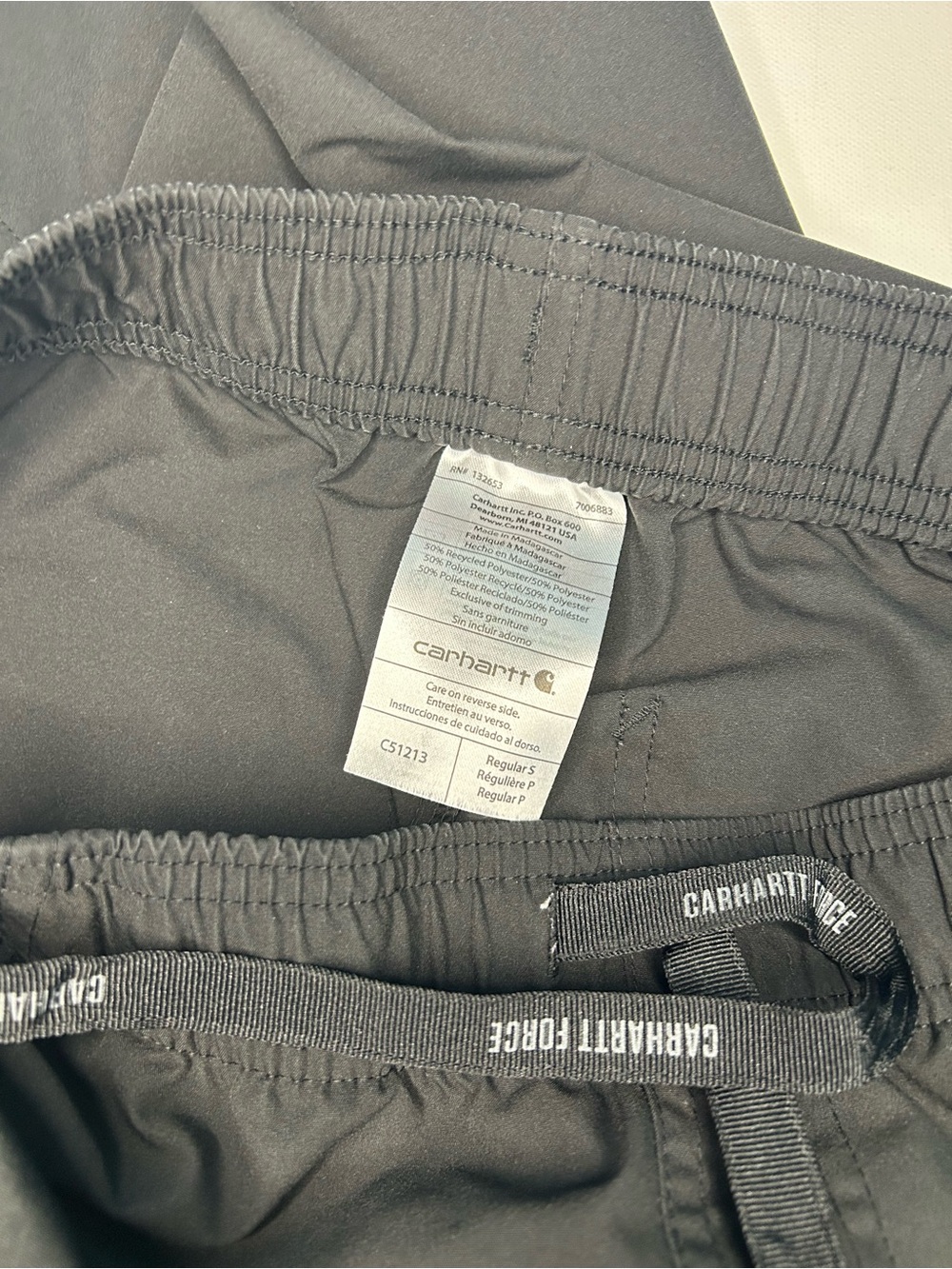 Carhartt Black Cargo Scrub Pants Force Utility Work Small Women’s - Picture 5 of 5